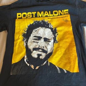 Post Malone concert shirt